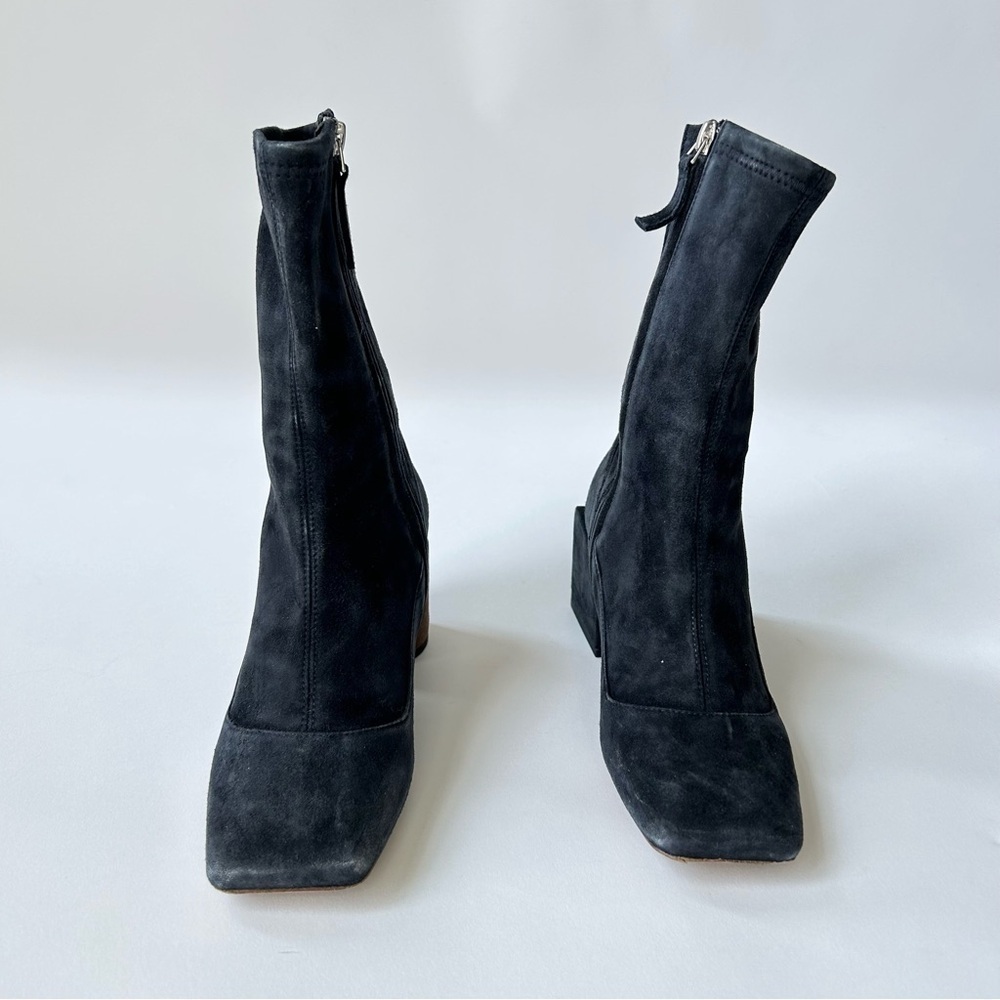 Jacquemus Rond Carré Gray Suede Ankle Boots size 36 - Picture 3 of 7